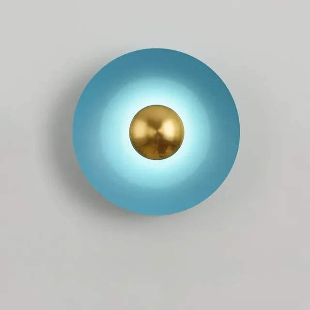 RoundShine - Lampada da parete rotonda moderna