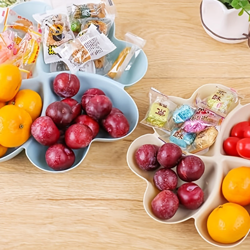 FlowerServe - Conjunto de 4 Taças em Forma de Flor para Petiscos e Fruta