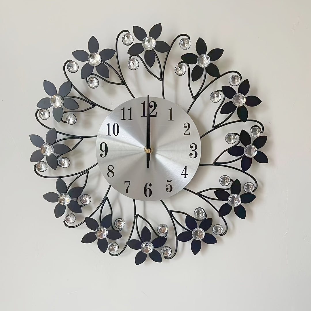 EleganceClock - Silent Decorative Wall Clock 14-Inch
