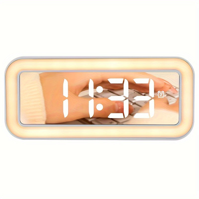 MirrorTime - Digital Alarm Clock with Mirror Display