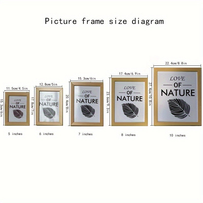 11-piece Gallery Photo Frame Set - Classic Style, Including Landscape Photos, Drill-Free Installation, Various Sizes for Living Room Decoration