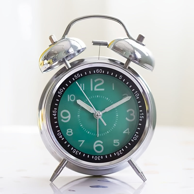 RetroBell - Silent Analog Alarm Clock with Backlight