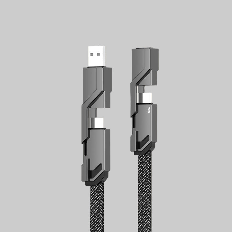 4-in-1 Fast Charging USB Cable Anti-Tangle Durable Design 9
