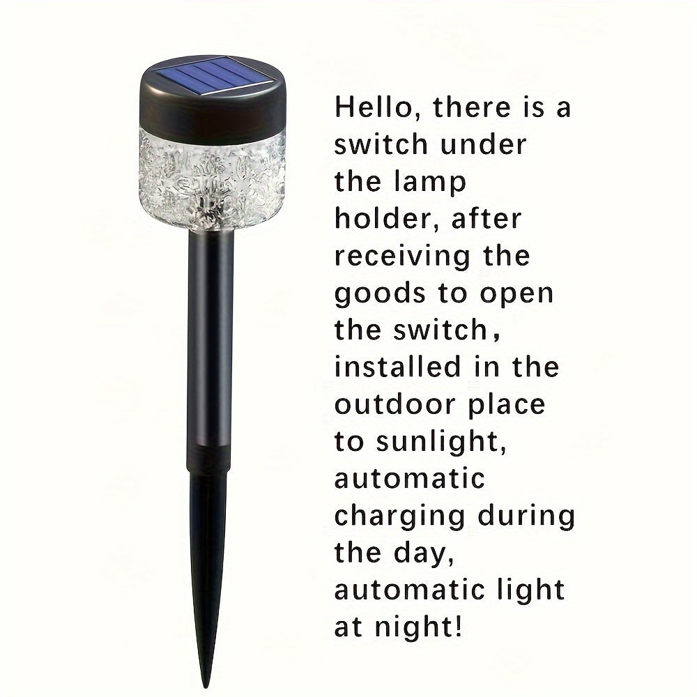 SolarGarden - 4-piece Solar Garden Lighting, Energy Efficient & Easy to Install