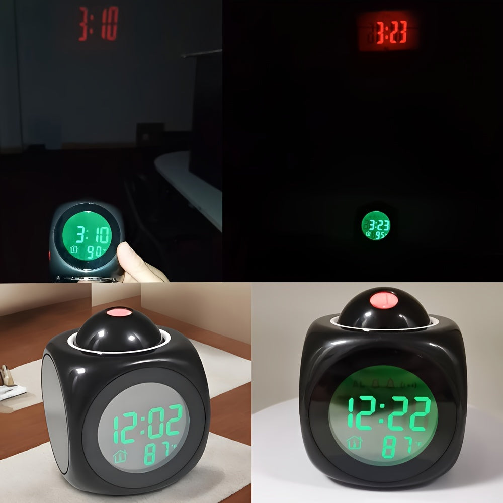 ProClock - Projectie Wekker met Muziekalarm en Dubbel Alarm
