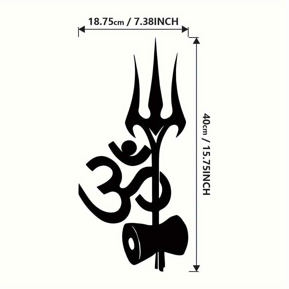 ShivaDecor - Adiyogi Metal Wall Sculpture
