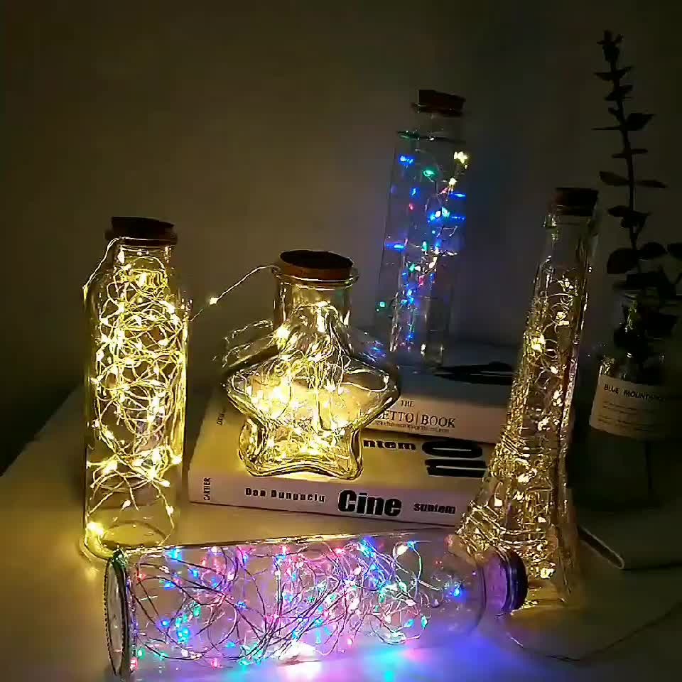 TwinkleWire - Guirnalda de luces LED de cobre USB, decoración multicolor