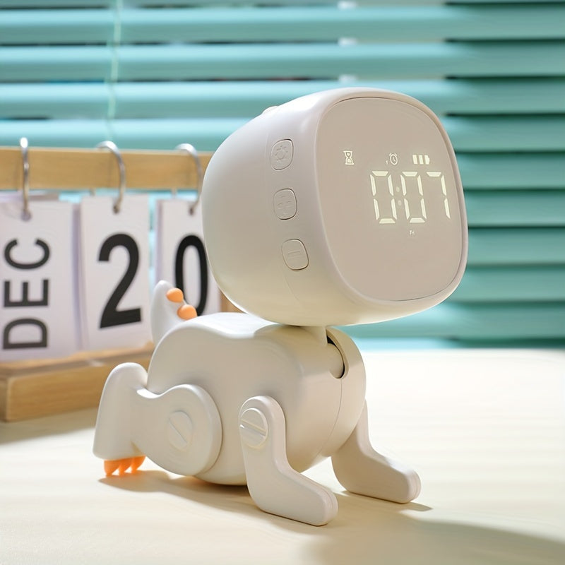 TimeDino - Smart Cartoon Alarm Clock with USB Charging Port