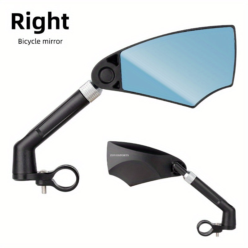 1 Piece Bicycle Rearview Mirror - Universal, 360 Degree Adjustable Mirror