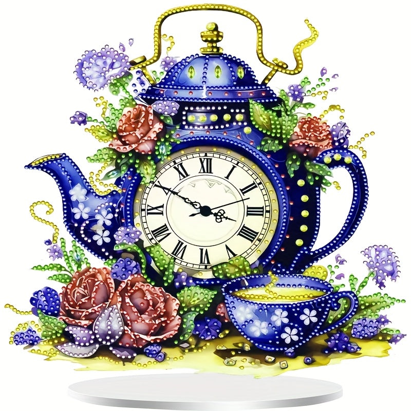 DecoClock - Reloj Tetera Elegante de Acrílico