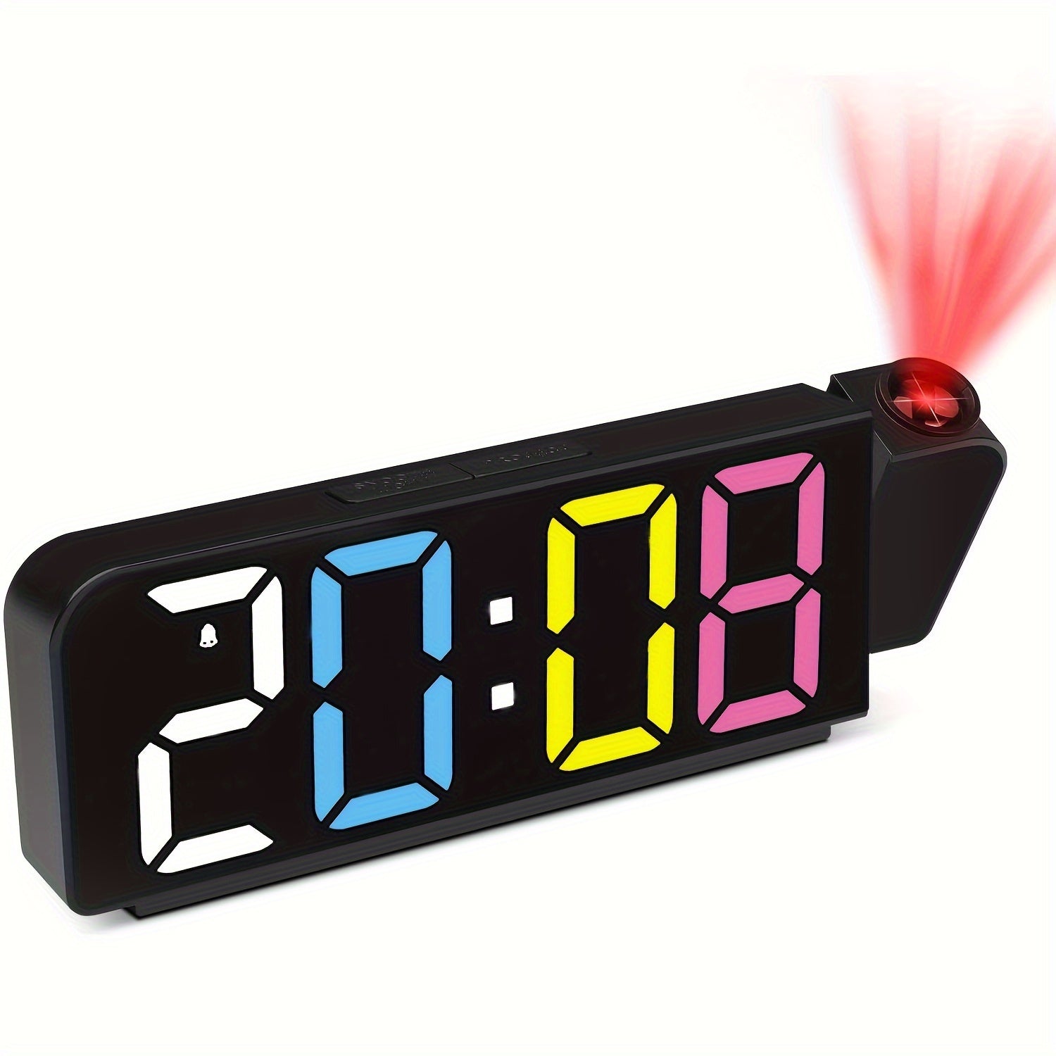 TimeView - Reloj despertador digital con proyección, función de repetición y visualización de fecha