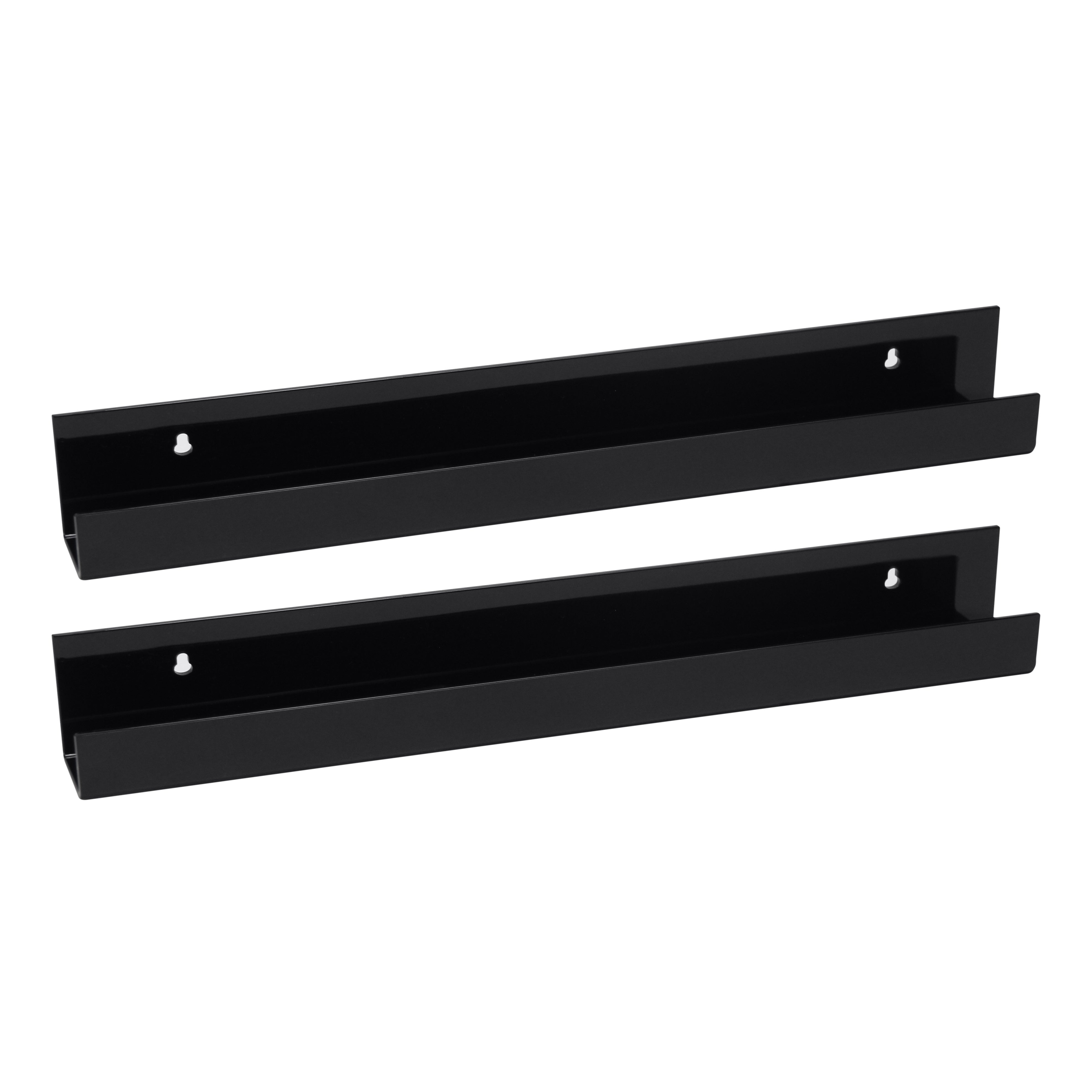AcrylicClear - Floating Transparent Storage Shelves for Bedroom, Living Room & Bathroom
