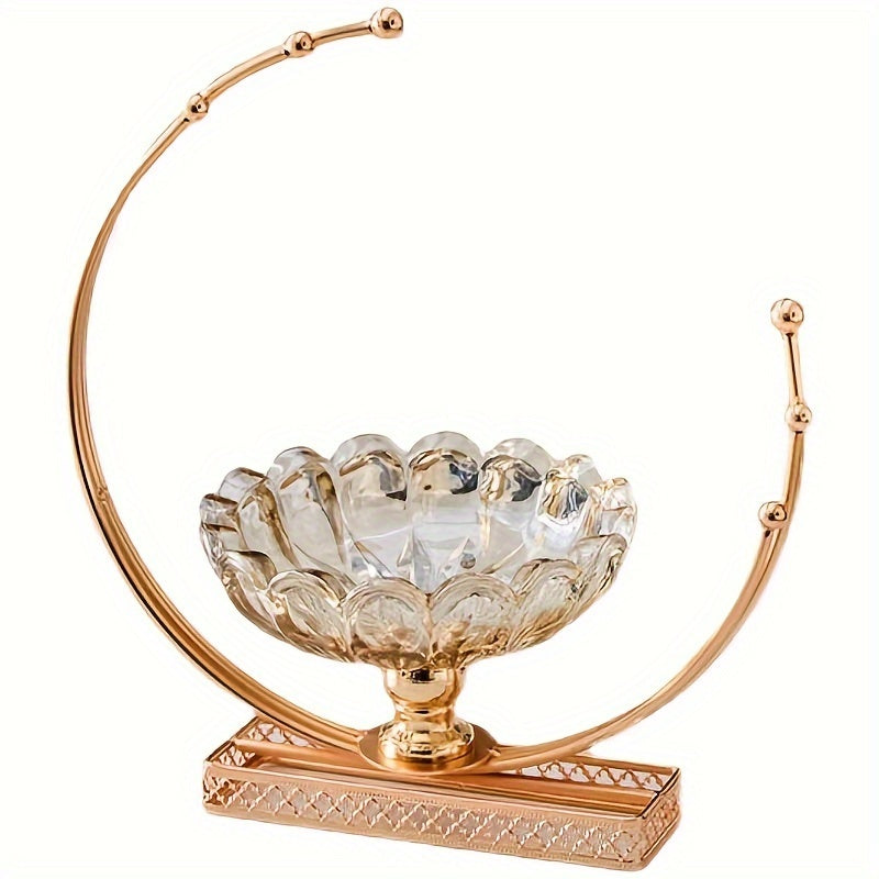 IronServe-Fruitkom - Cesto Redondo de Frutas em Ferro Fundido para Decoração de Mesa