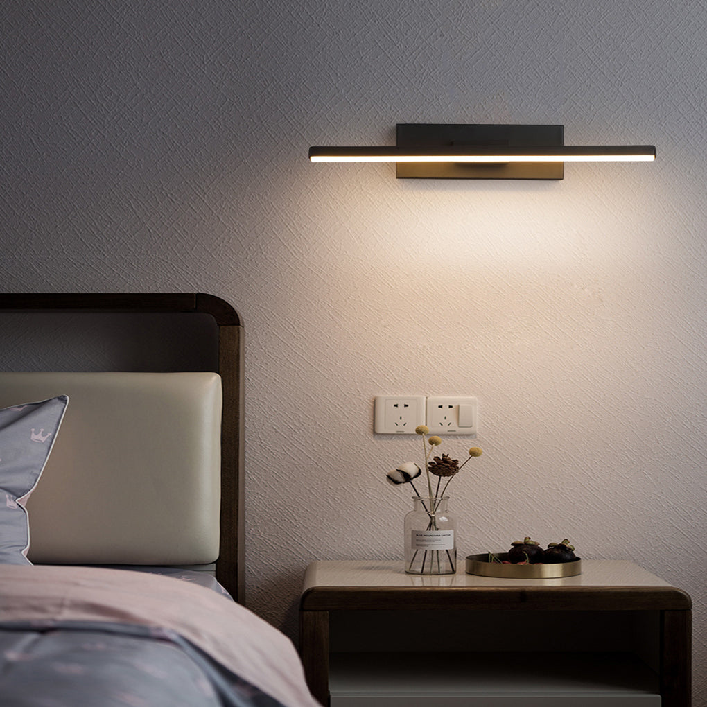 Lampada da parete moderna a striscia LED girevole