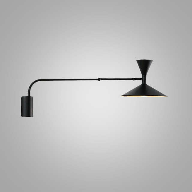 LumiFlex - Nordic Swing Wall Lamp – Adjustable LED Reading Lamp for Living and Work Spaces