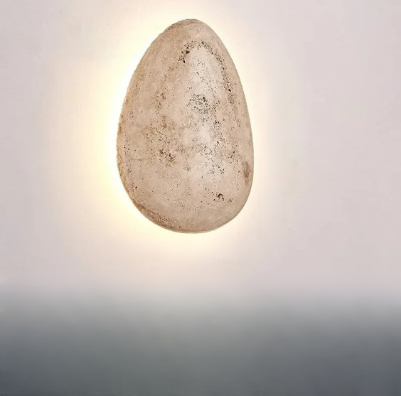 ZenGlow - Minimalist Wall Lamp in Wabi-Sabi Style