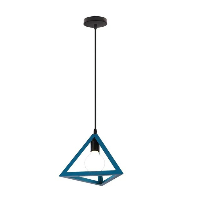 IronGlow - Candeeiro suspenso industrial vintage de ferro para sala de estar e sala de jantar