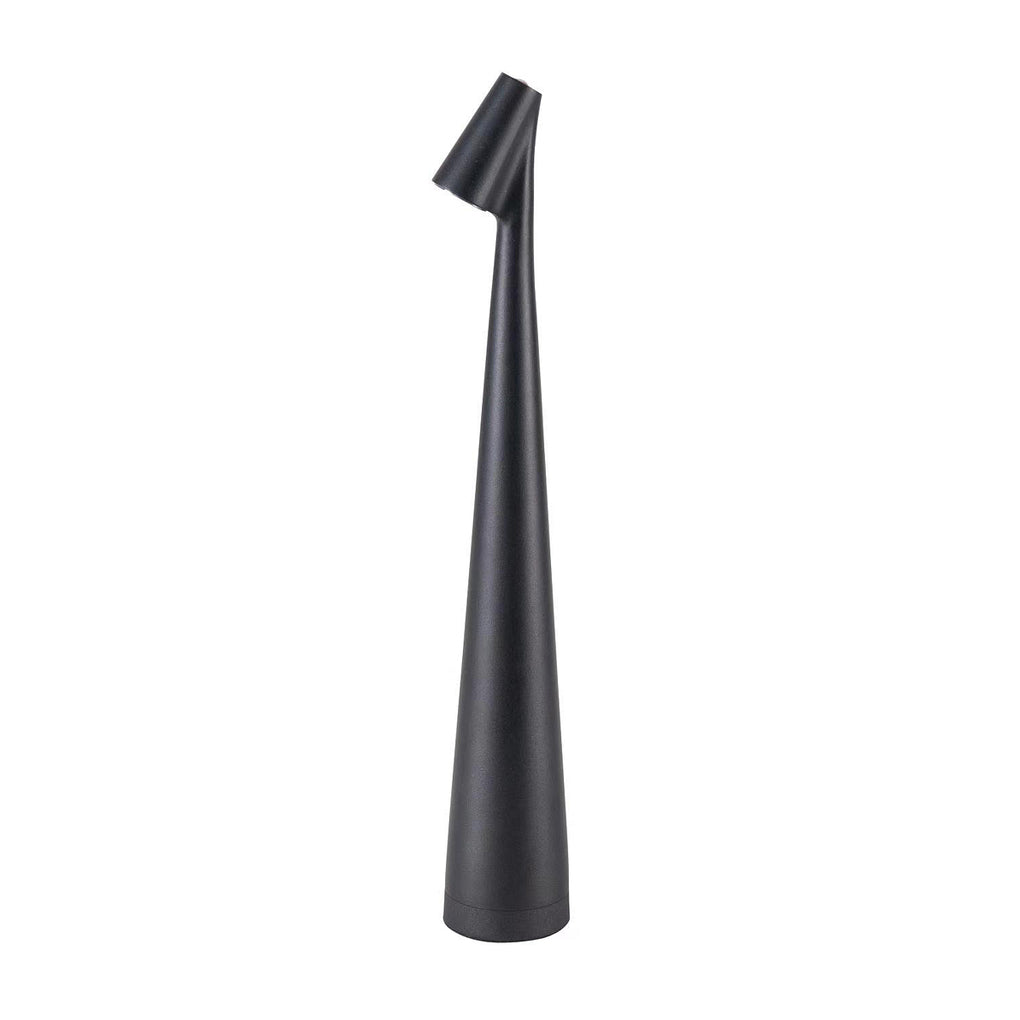 AuroraGlow - Stylish Conical Table Lamp with Downlight and USB Charging Capability
