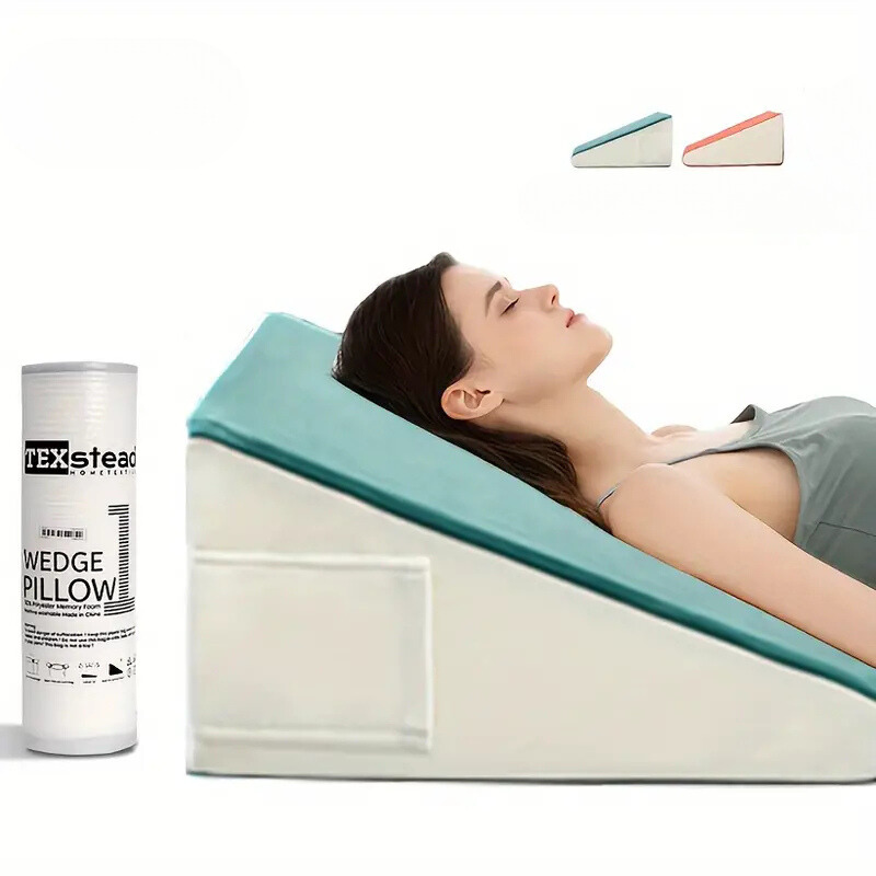 SleepAlign - Cooling Neck Roll Memory Foam Washable Cover
