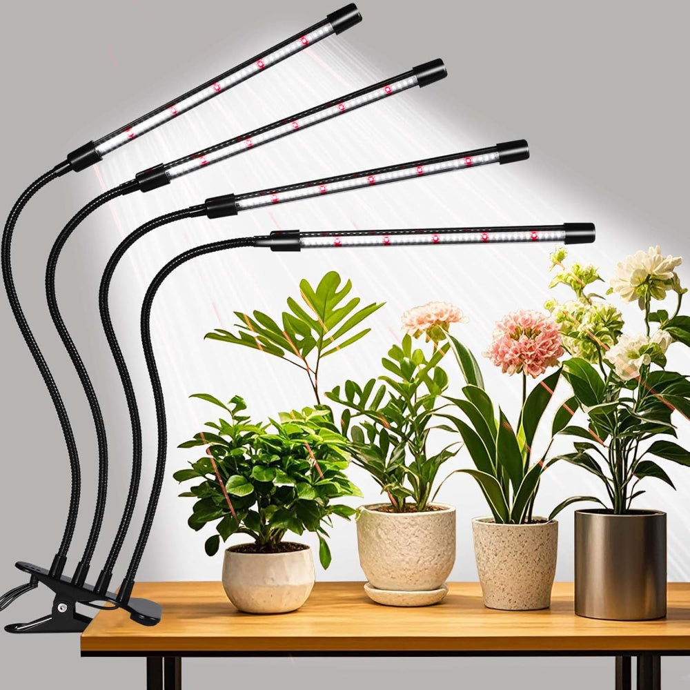 Plant Lamp LED Grow Light Full Spectrum Timer Dimmable Clip