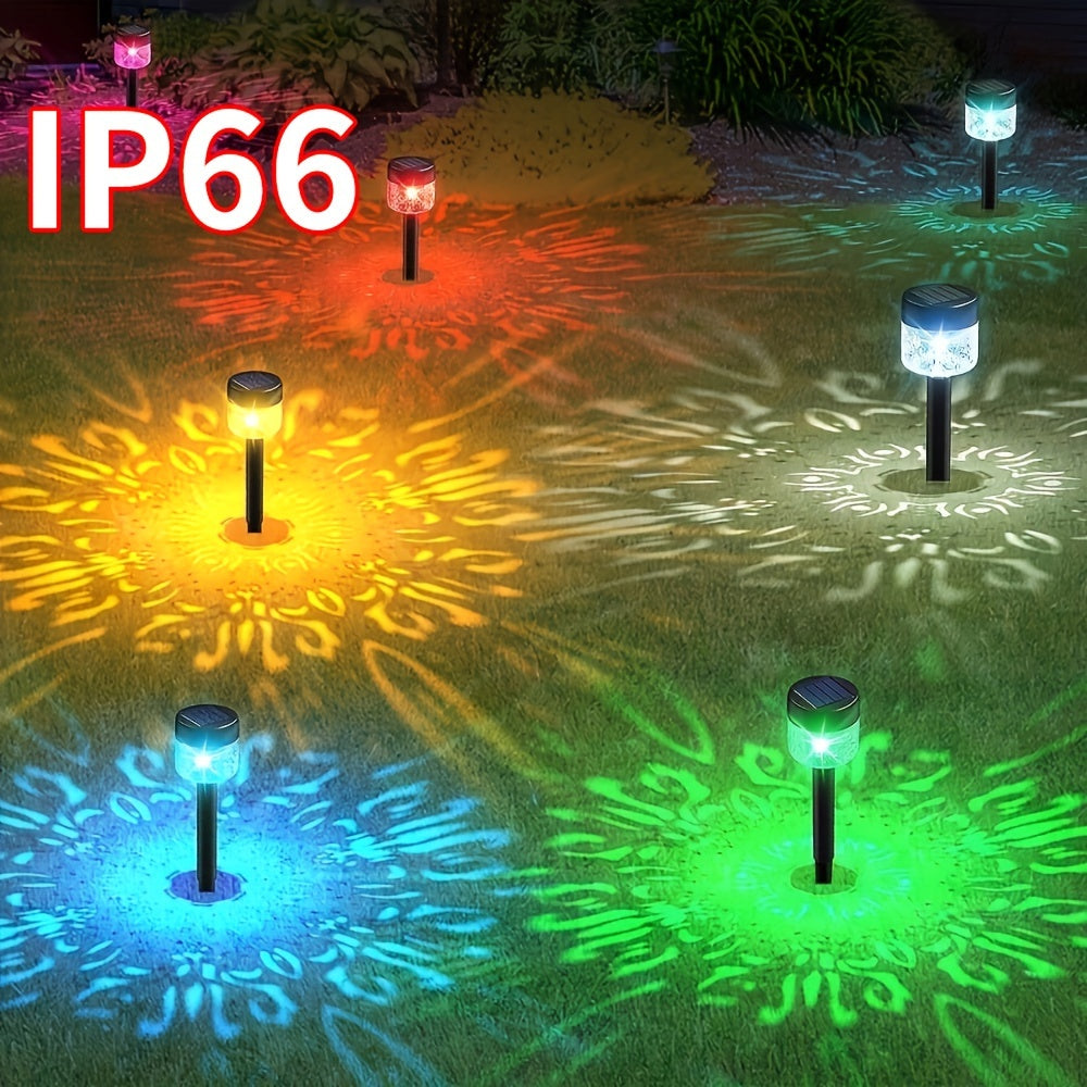 SolarGarden - 4-piece Solar Garden Lighting, Energy Efficient & Easy to Install