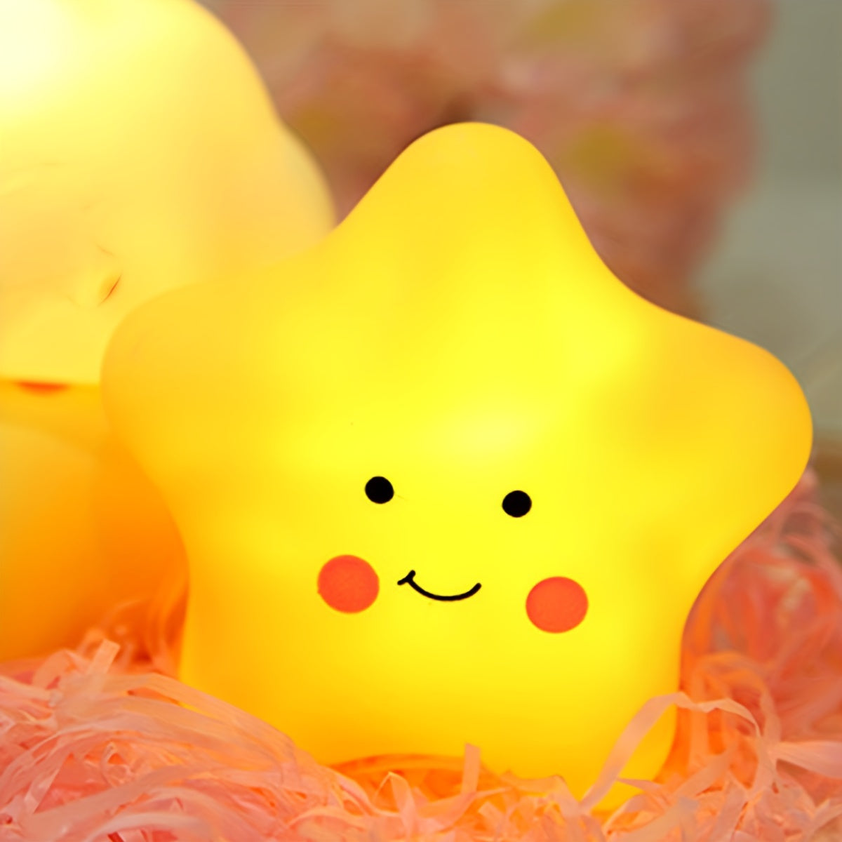StarGlow - Lámpara nocturna pentagrama adorable para dormitorio y habitación infantil