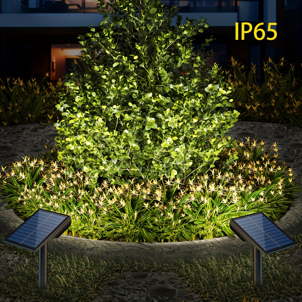 SolarSpot - Iluminação Solar para Relvado com 9 Lâmpadas LED para Jardim e Paisagem