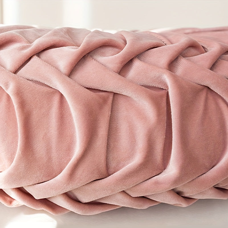 Cojín de calabaza - Funda de cojín redonda de terciopelo para sofá, tatami, decoración de sala de estar y oficina