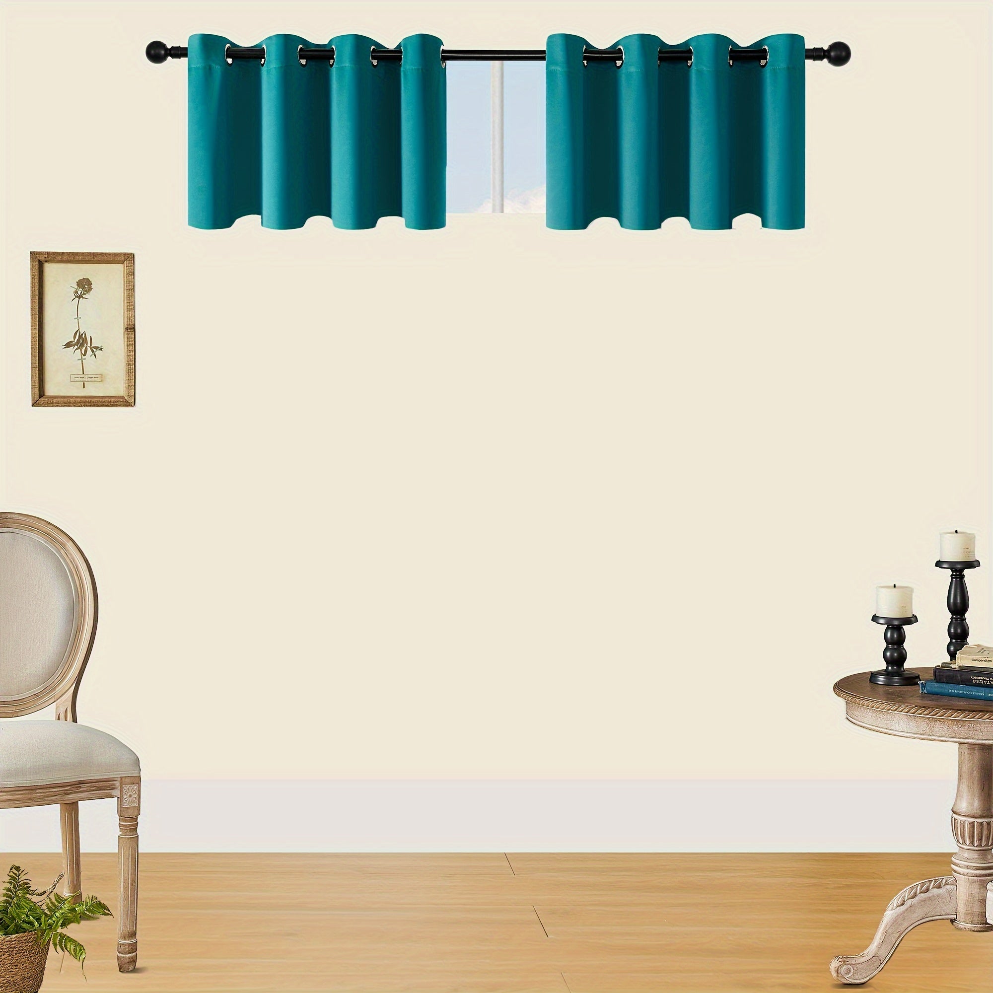 Verduisterende Gordijnen - 2 Stuks Moderne Polyester Gordijnen met Thermische Isolatie en Oogjes