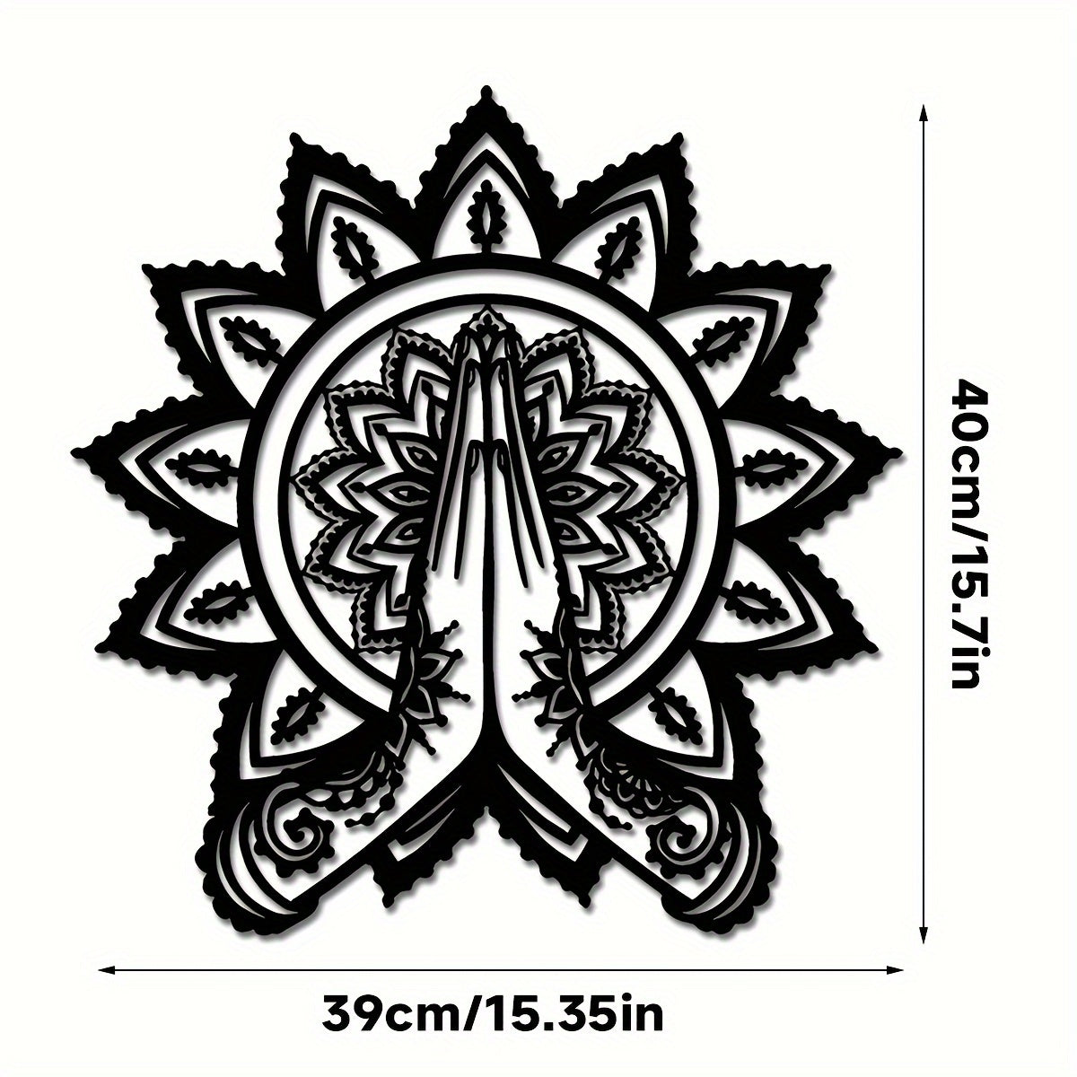 YogaMandala - Iron Meditation Wall Art