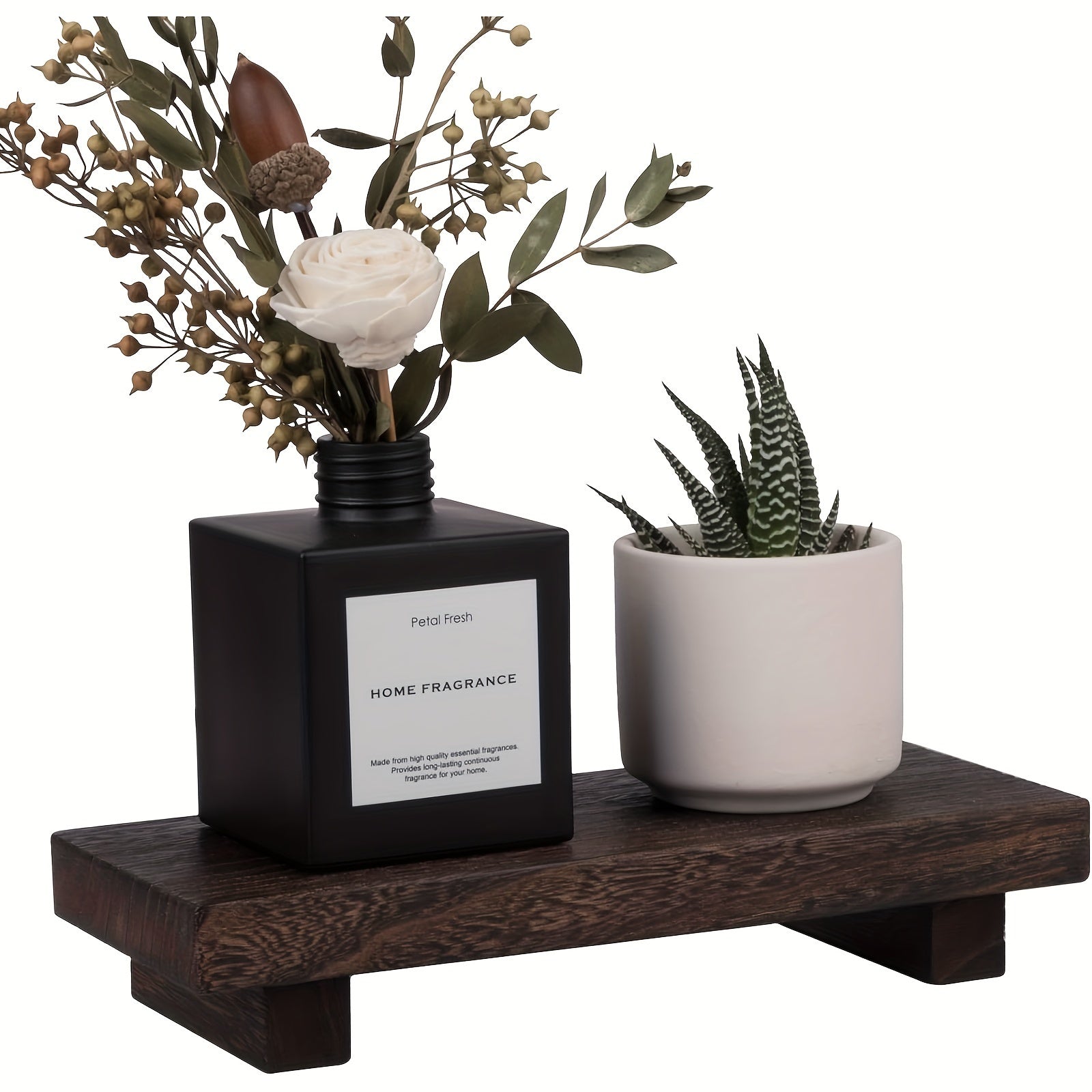 Vassoio in Legno - Cassetto Rustico per Bagno e Decorazione in Stile Fattoria