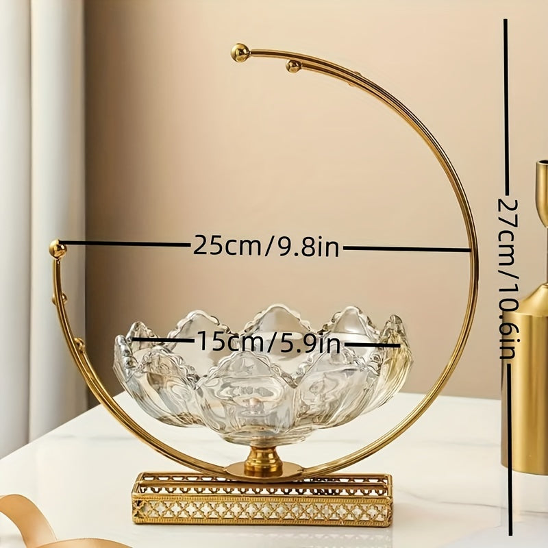 IronServe-Fruitkom - Cesto Redondo de Frutas em Ferro Fundido para Decoração de Mesa