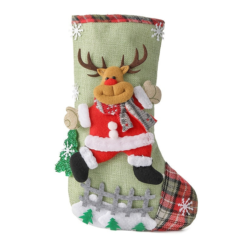 FestiveSocks - Set di 4 Calze di Natale
