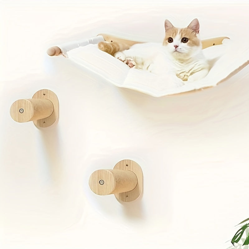 CatClimb - Set of 2 Wooden Cat Wall Stairs for Cats & Kittens