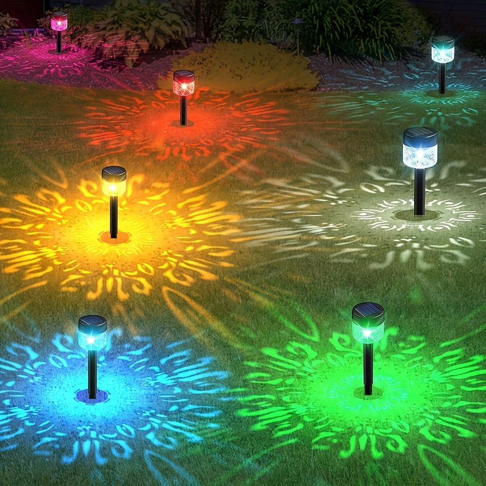 SolarGarden - 4-piece Solar Garden Lighting, Energy Efficient & Easy to Install