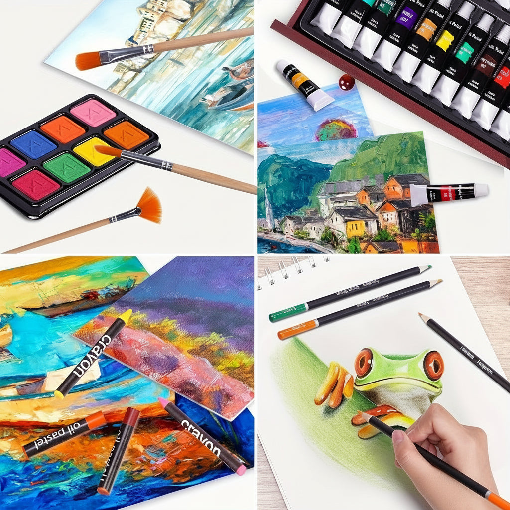 Drawing Set Drawing Painting Wooden Case