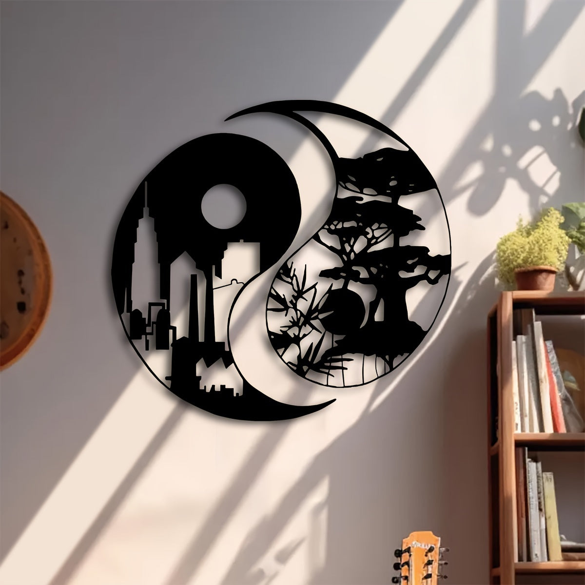 YinYangArt - Elegant Yin Yang Metal Wall Art Set