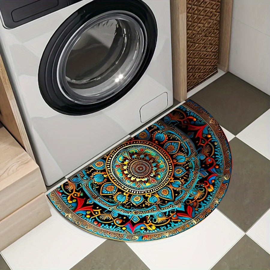 Zerbino Mandala Bohemien - Antiscivolo, Morbido e Lavabile in Lavatrice