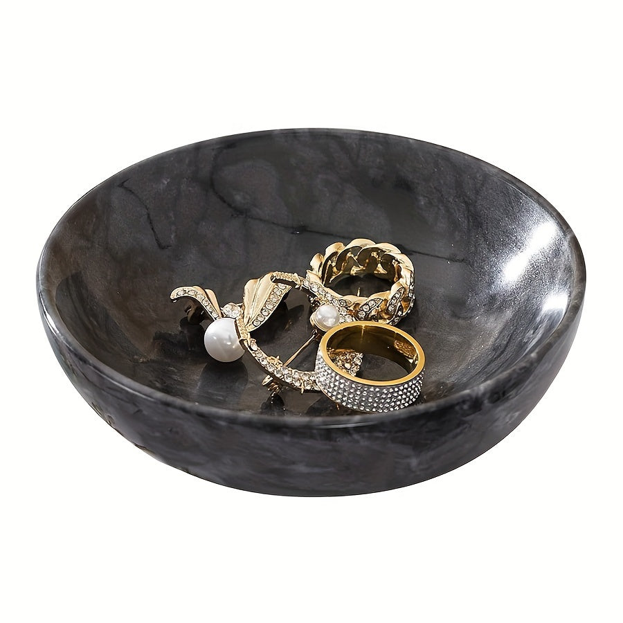 MarbleServe-Tigela - Elegante Tigela Decorativa em Mármore para Casa e Cozinha