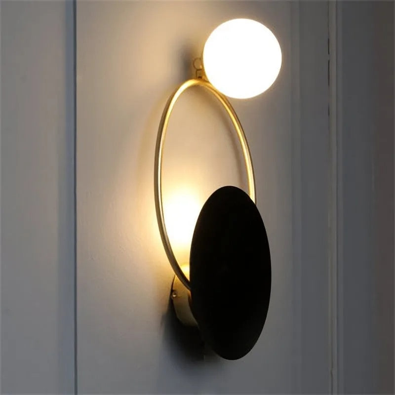 AuroraLuxe - Lampada a Muro LED in Stile Scandinavo – Illuminazione Minimalista