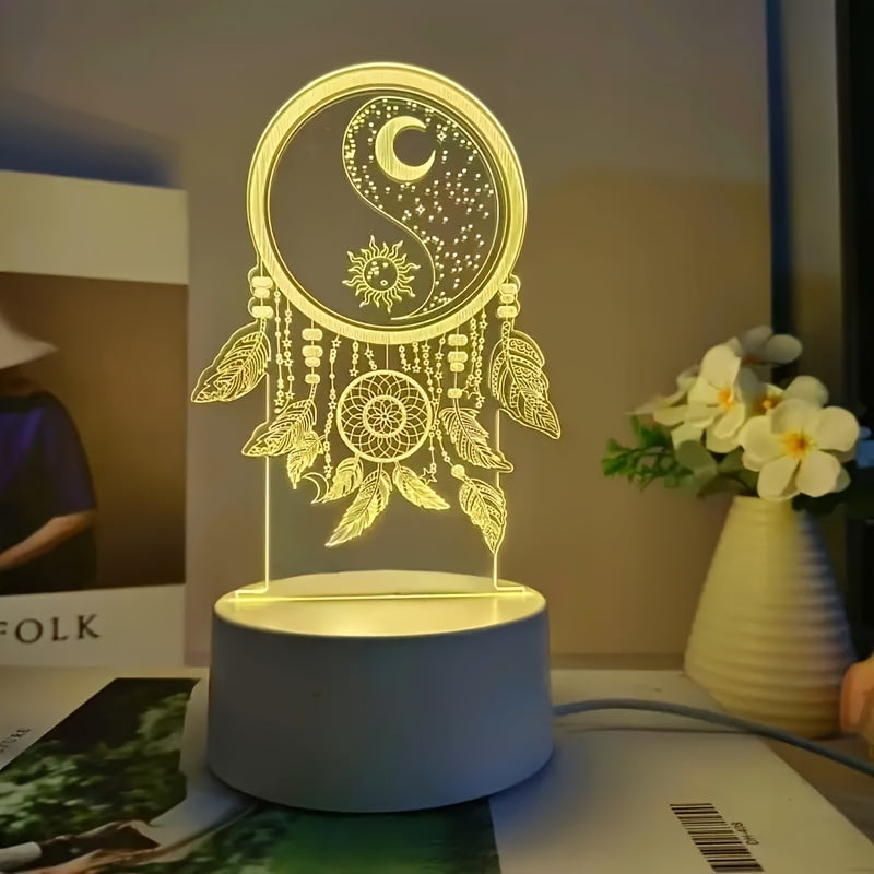 DreamLight - 3D Dreamcatcher LED Table Lamp