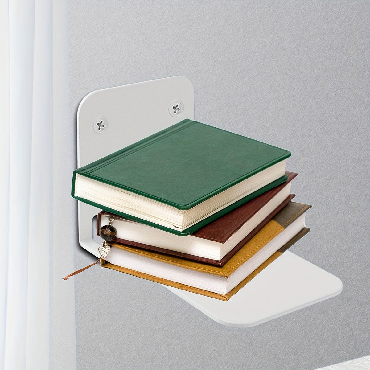 MetalShelf - Juego de Soportes Metálicos para Libros - Diseño Funcional y Duradero para Oficina y Espacio Habitable