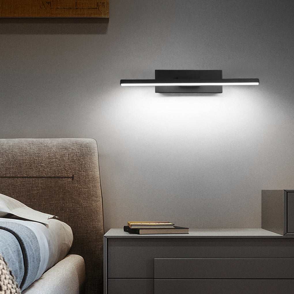 Lampada da parete moderna a striscia LED girevole