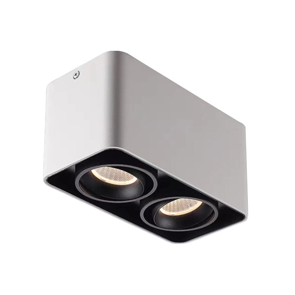 FlexiSquare - Lampada da soffitto a LED dimmerabile con testa quadrata regolabile