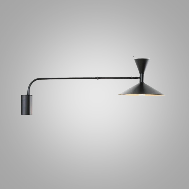 LumiFlex - Nordic Swing Wall Lamp – Adjustable LED Reading Lamp for Living and Work Spaces