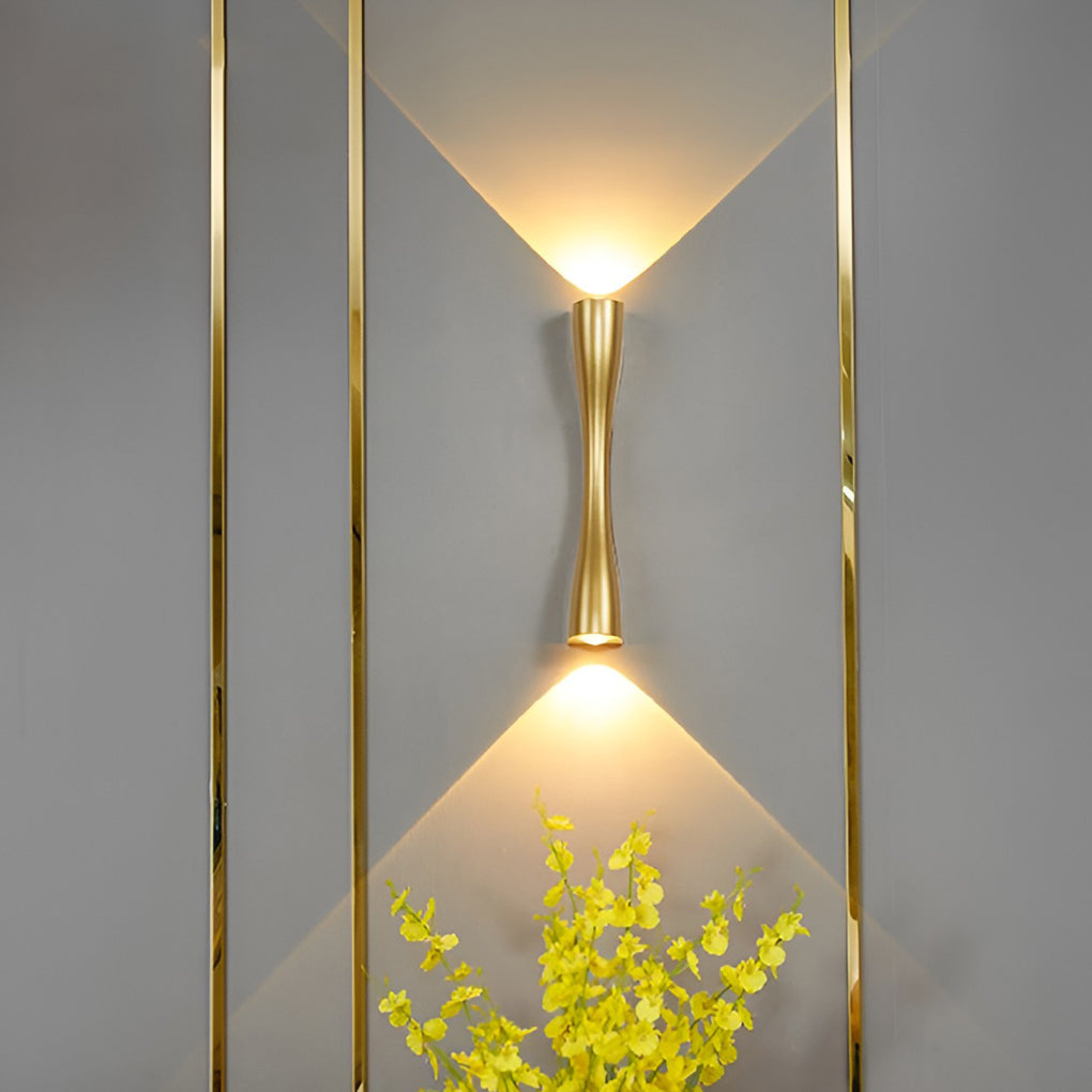 LumiBriljant - Lampade da parete LED orientabili con finitura metallica moderna