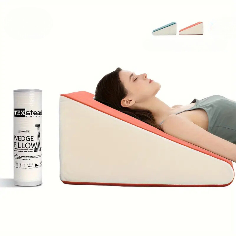 SleepAlign - Cooling Neck Roll Memory Foam Washable Cover