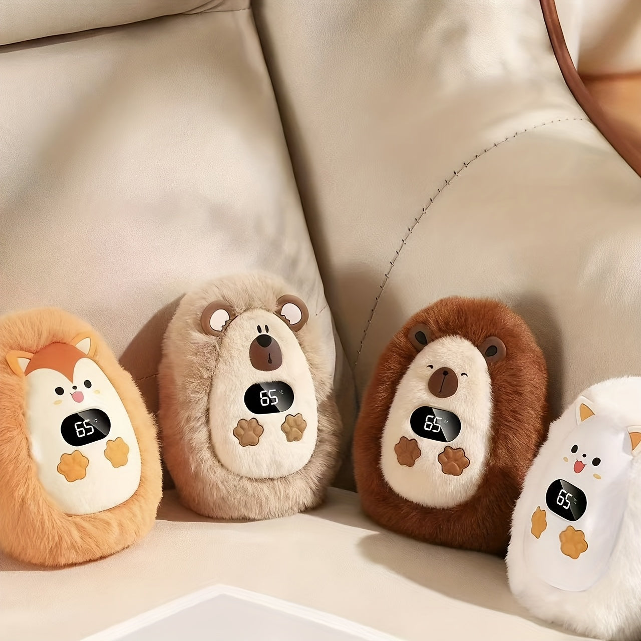 Portable Hand Warmer Animal Shape Rechargeable USB Function