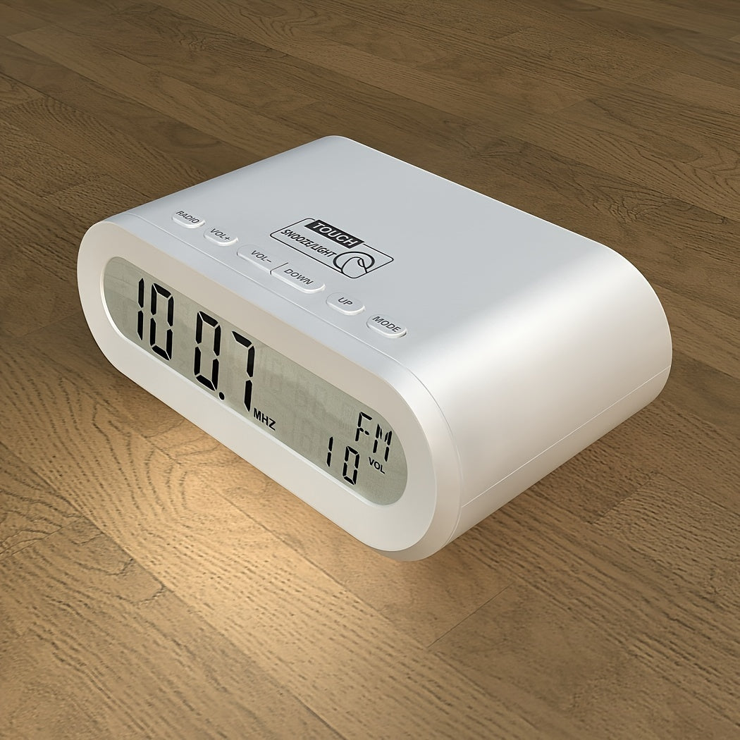 TimeGlow - Despertador Digital LED com Rádio FM e Função Soneca