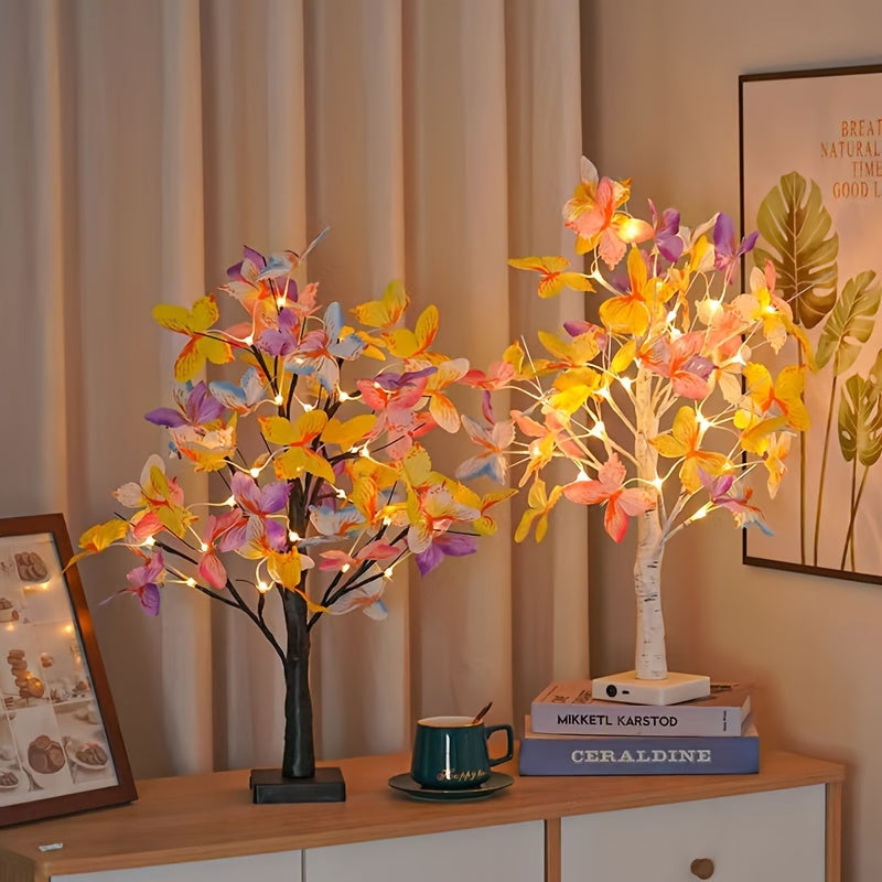 GlowBirch - Elegant LED Birch Butterfly Lamp for Rooms and Festive Atmosphere